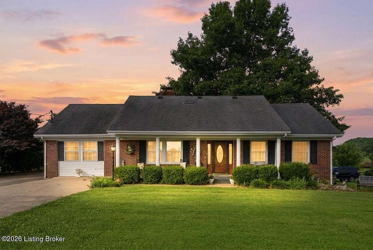10.5 Acres of Land with Home for Sale in Pleasureville, Kentucky