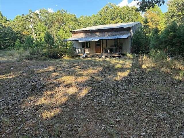 20 Acres of Recreational Land with Home for Sale in Howe, Oklahoma