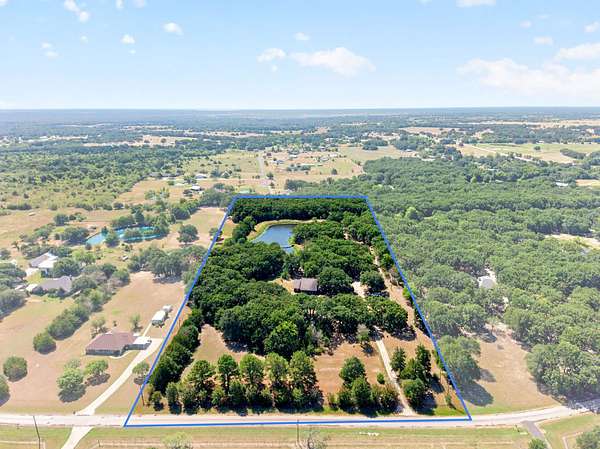 10 Acres of Land with Home for Sale in Scurry, Texas