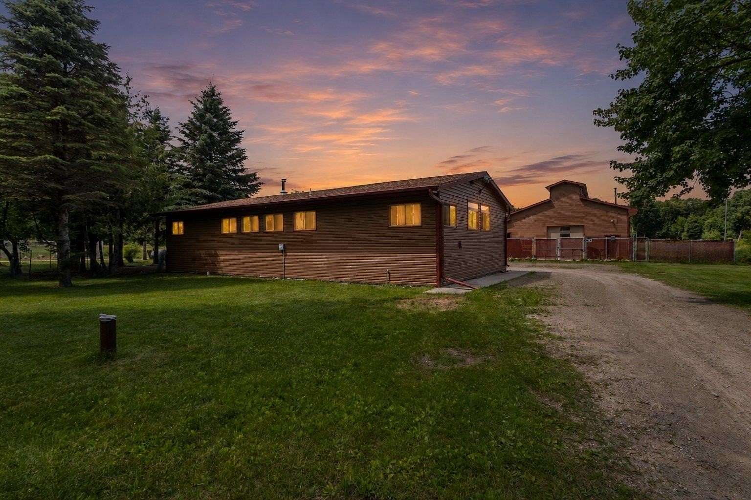 6.14 Acres of Land with Home for Sale in Oconto Falls, Wisconsin