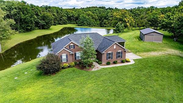 66 Acres of Recreational Land with Home for Sale in Moores Hill, Indiana