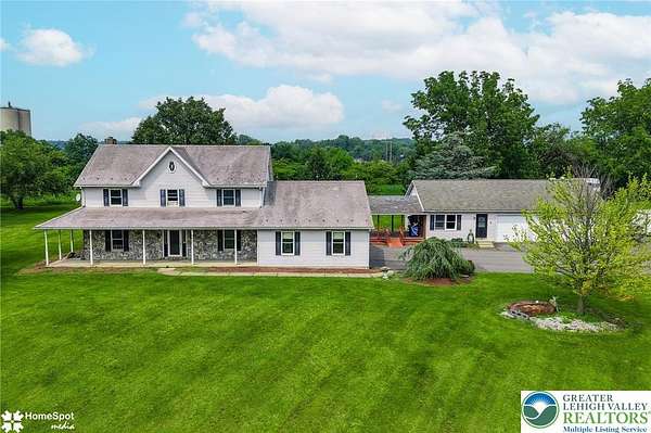 12 Acres of Land with Home for Sale in Lower Nazareth Township, Pennsylvania