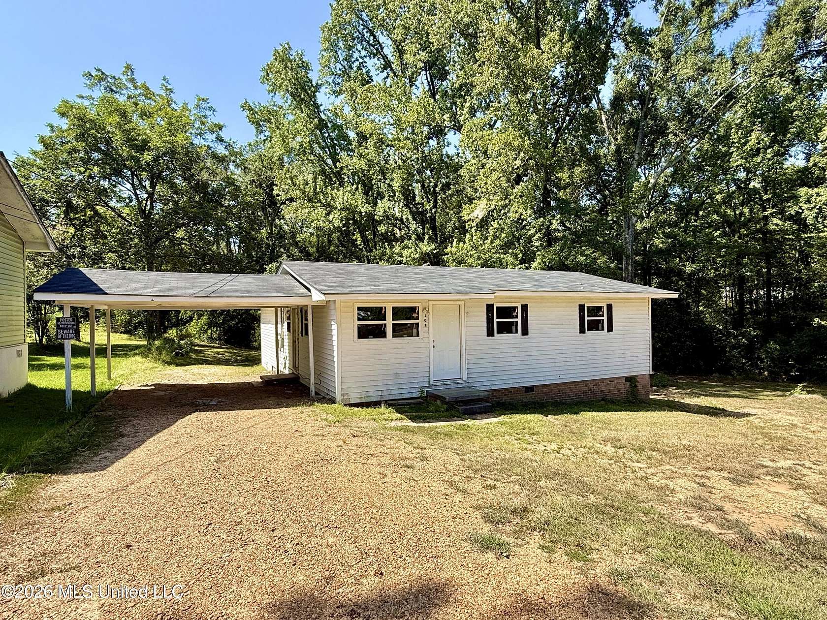 2 Acres of Land with Home for Sale in Crystal Springs, Mississippi