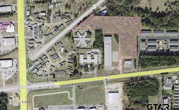 8.38 Acres of Commercial Land for Lease in Tyler, Texas