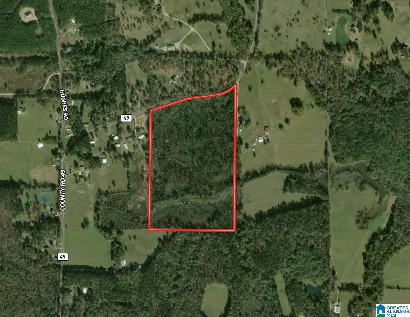 60 Acres of Recreational & Residential Land for Sale in Wilsonville, Alabama