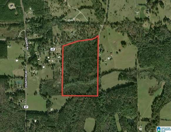 60 Acres of Recreational & Residential Land for Sale in Wilsonville, Alabama