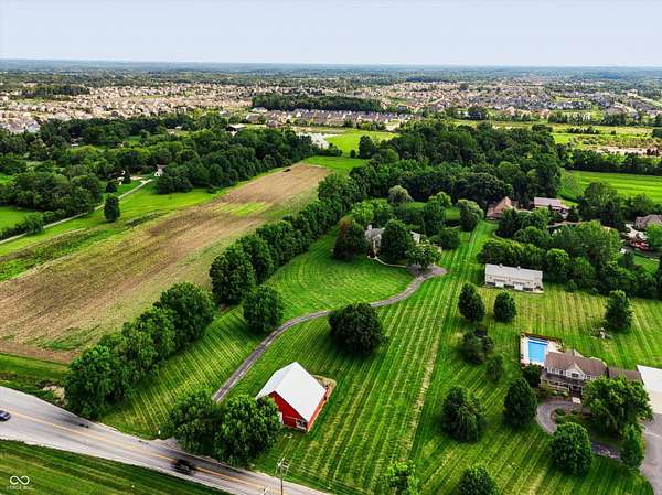 5.25 Acres of Land with Home for Sale in Westfield, Indiana