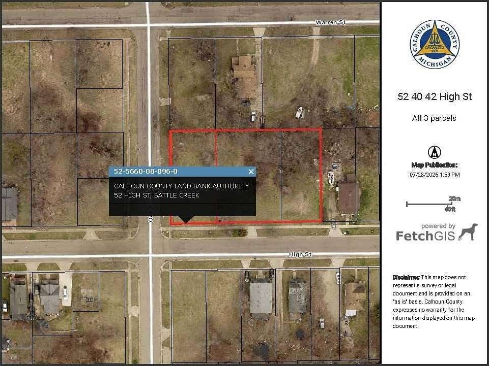0.65 Acres of Land for Sale in Battle Creek, Michigan