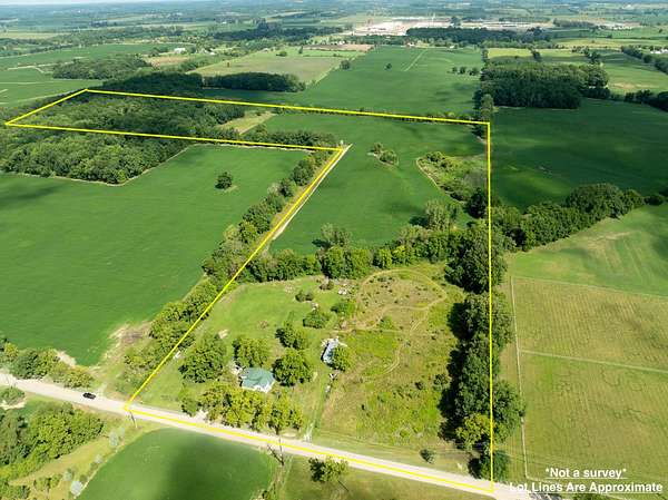 47.6 Acres of Land with Home for Sale in Clinton, Michigan