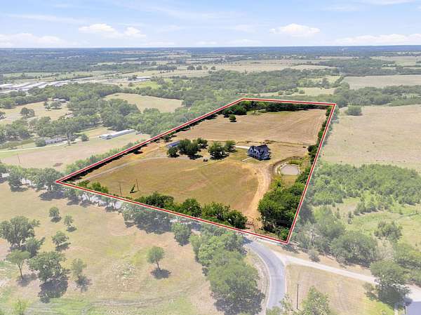 17.4 Acres of Land with Home for Sale in Denison, Texas