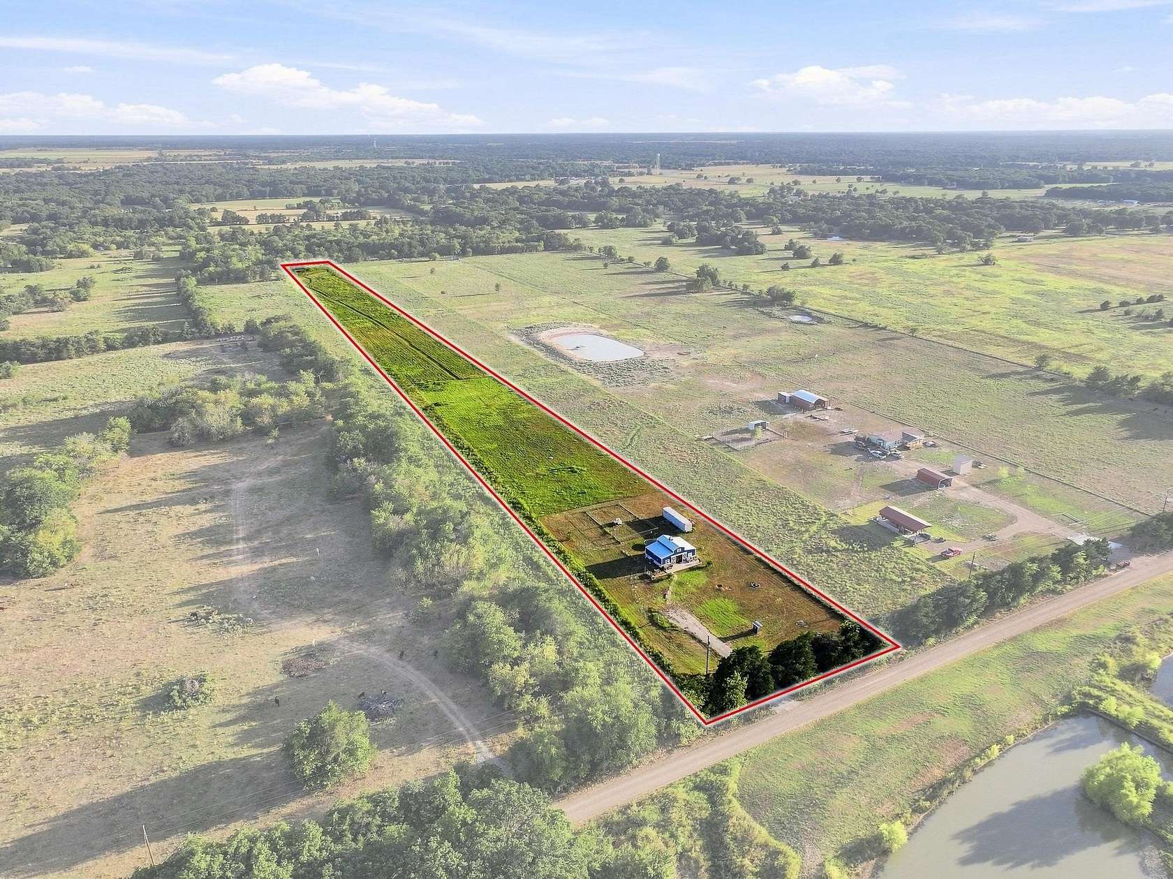 6 Acres of Land with Home for Sale in Ivanhoe, Texas