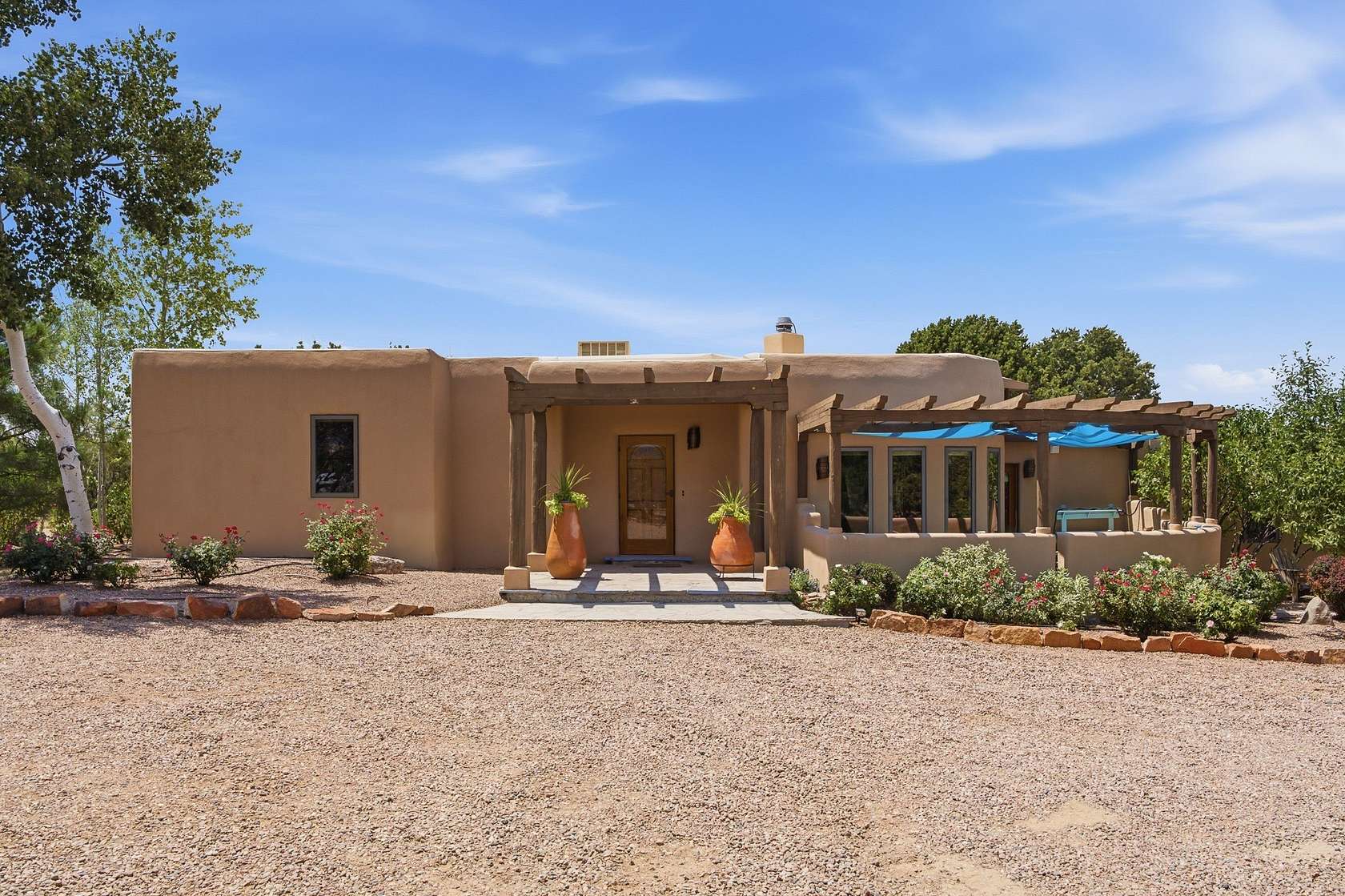 1.5 Acres of Land with Home for Sale in Santa Fe, New Mexico