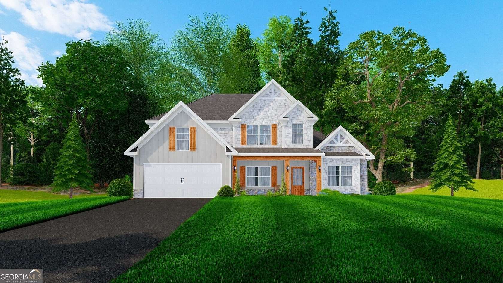 2.47 Acres of Land with Home for Sale in Fortson, Georgia