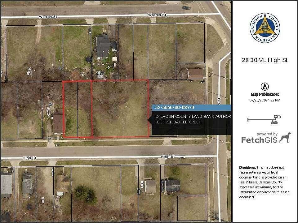 0.6 Acres of Land for Sale in Battle Creek, Michigan