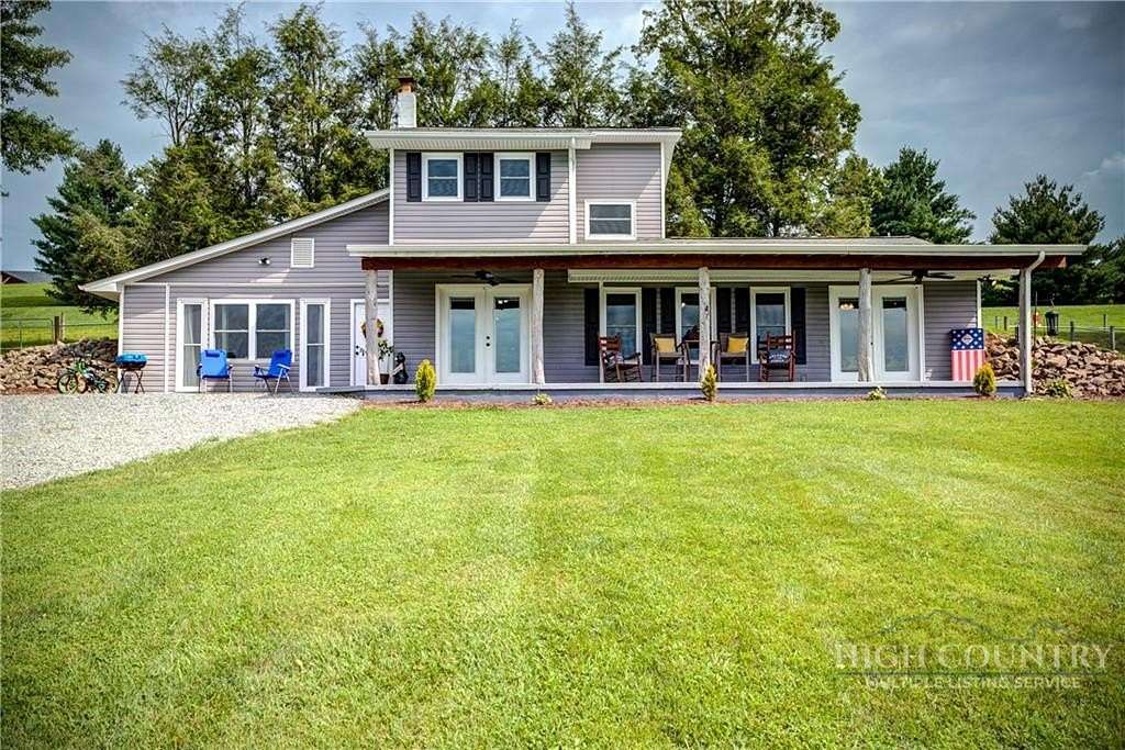 2.7 Acres of Land with Home for Sale in Sparta, North Carolina