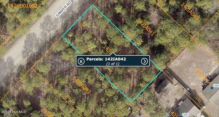 0.24 Acres of Residential Land for Sale in Boiling Spring Lakes, North Carolina