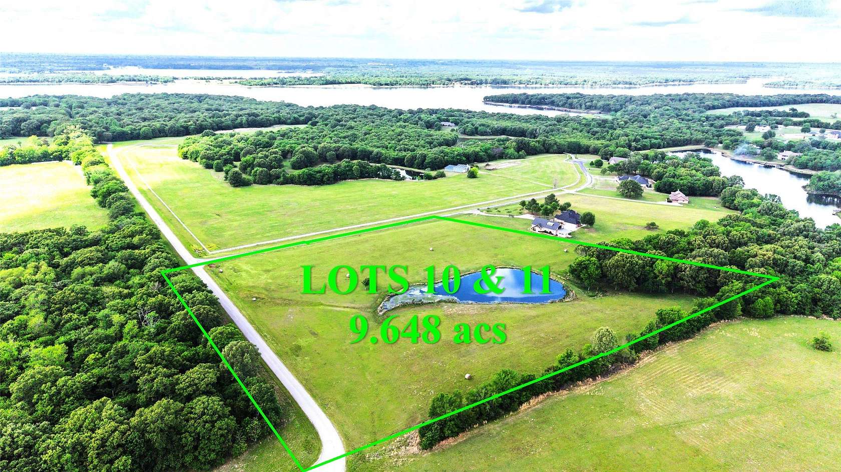 9.5 Acres of Land for Sale in Yantis, Texas
