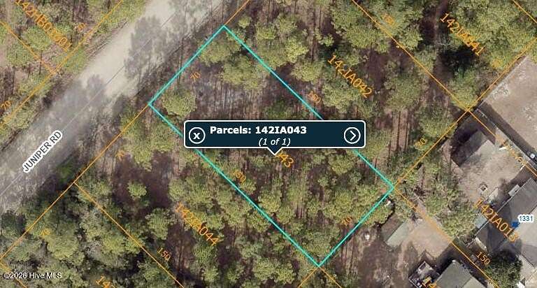 0.24 Acres of Residential Land for Sale in Boiling Spring Lakes, North Carolina