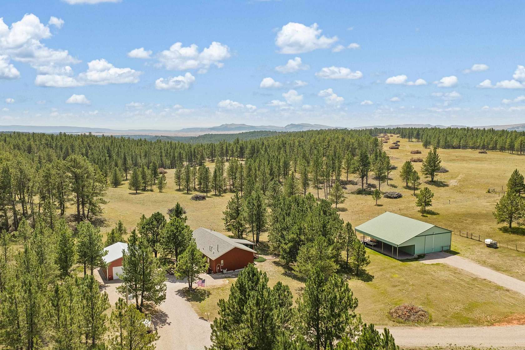 11.8 Acres of Recreational Land with Home for Sale in Edgemont, South Dakota