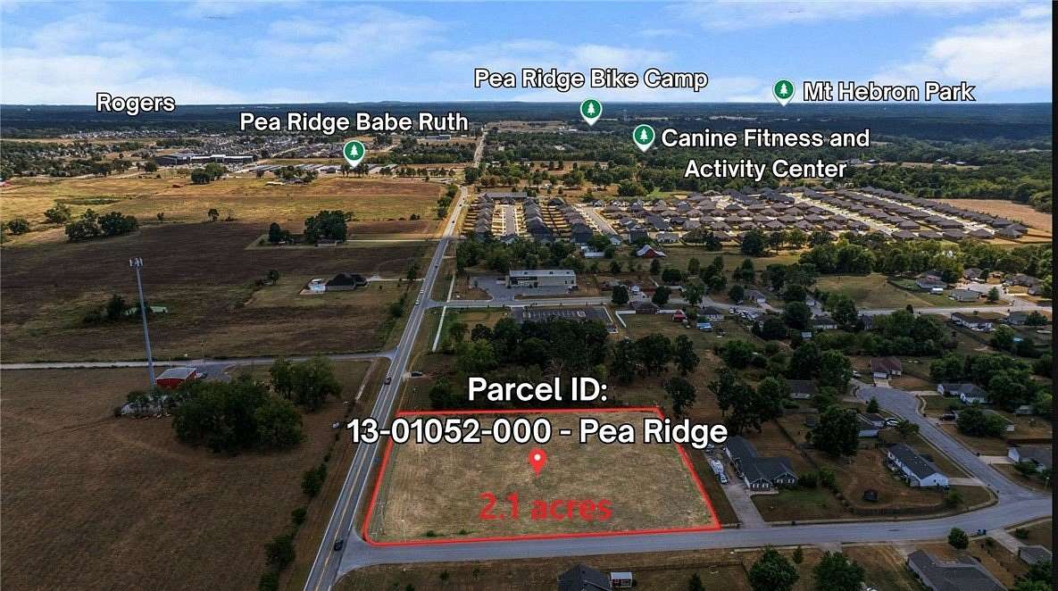 2.2 Acres of Commercial Land for Lease in Pea Ridge, Arkansas