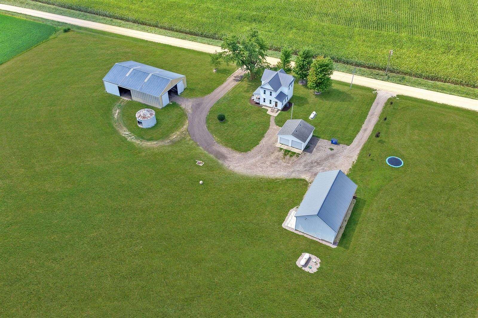 5 Acres of Land with Home for Sale in Freeport, Illinois