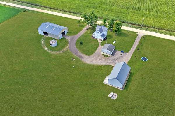 5 Acres of Land with Home for Sale in Freeport, Illinois