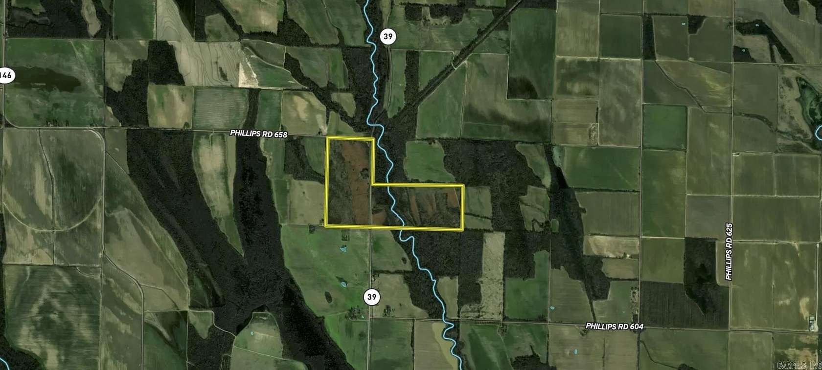 160 Acres of Recreational Land for Sale in Marvell, Arkansas