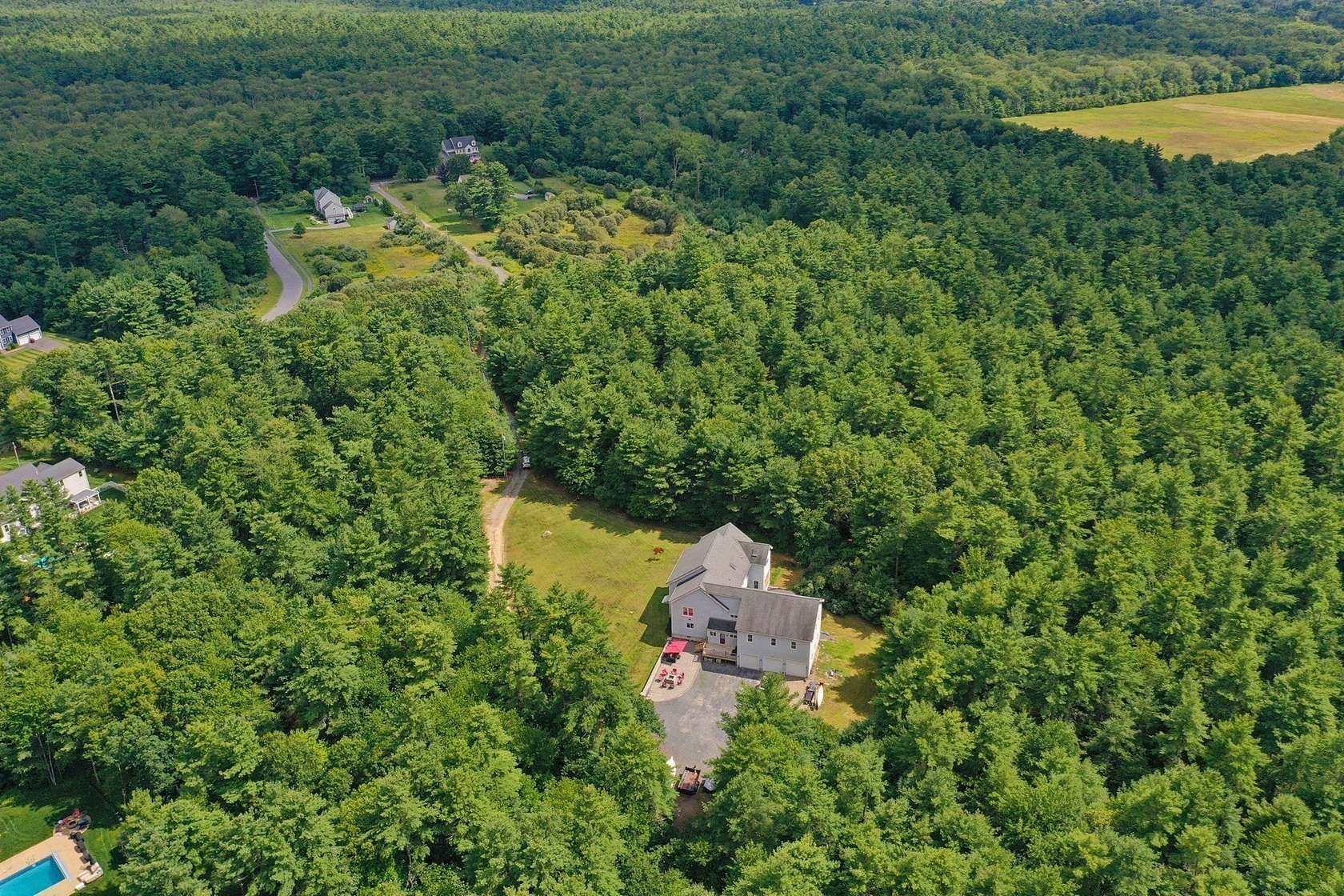 12.5 Acres of Land with Home for Sale in Middleboro, Massachusetts