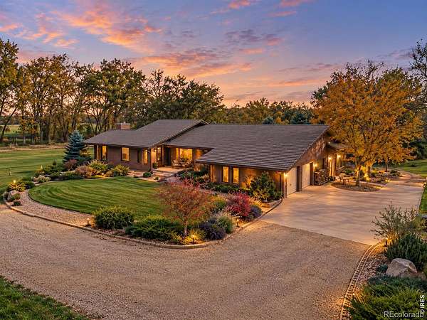 9.4 Acres of Land with Home for Sale in Longmont, Colorado