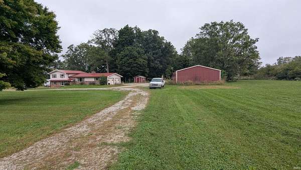4.6 Acres of Land with Home for Sale in Jonesboro, Indiana