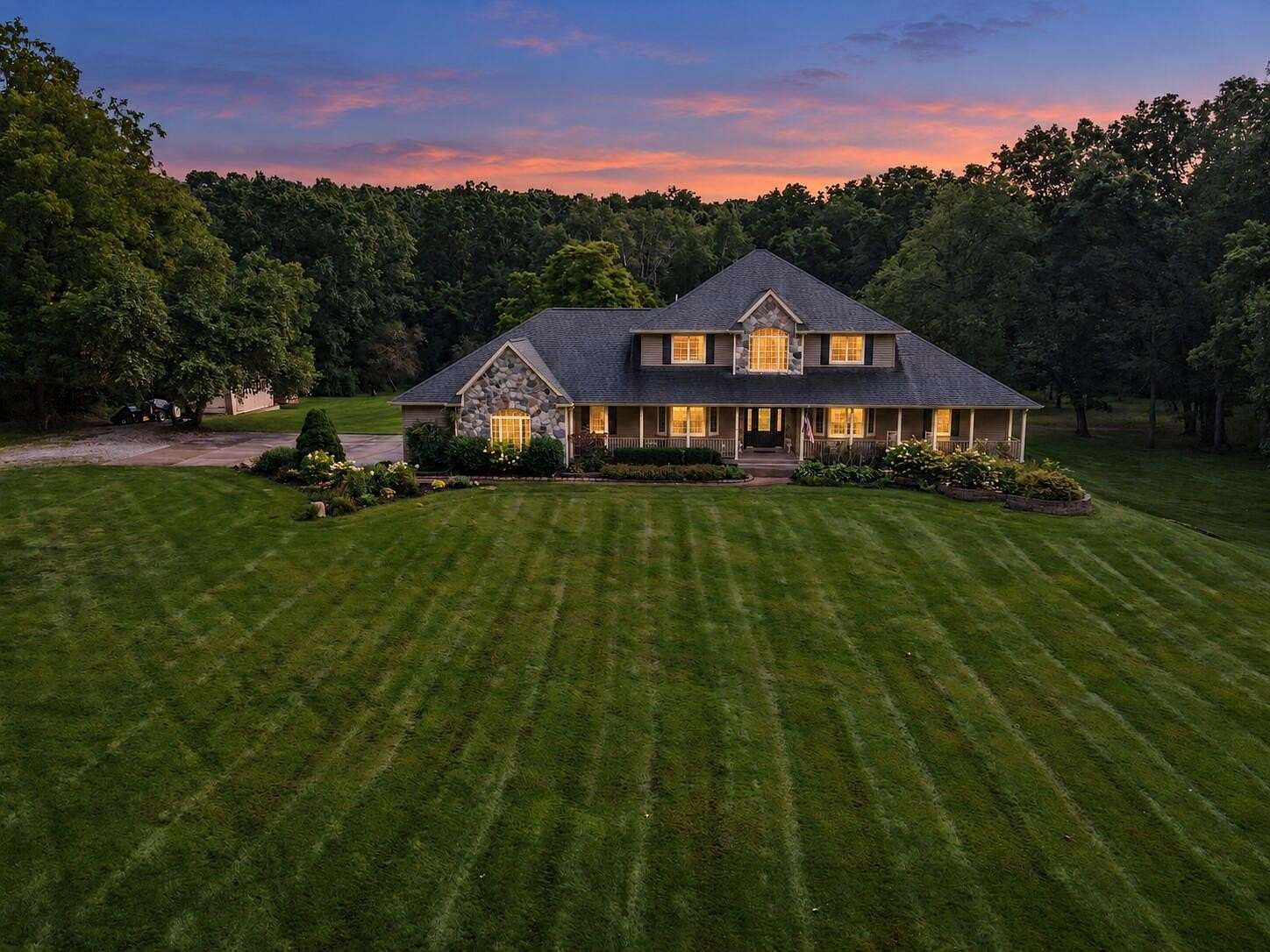 10 Acres of Land with Home for Sale in Rockford, Michigan