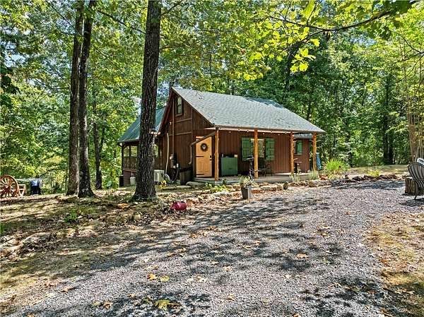13.8 Acres of Recreational Land with Home for Sale in St. Joe, Arkansas