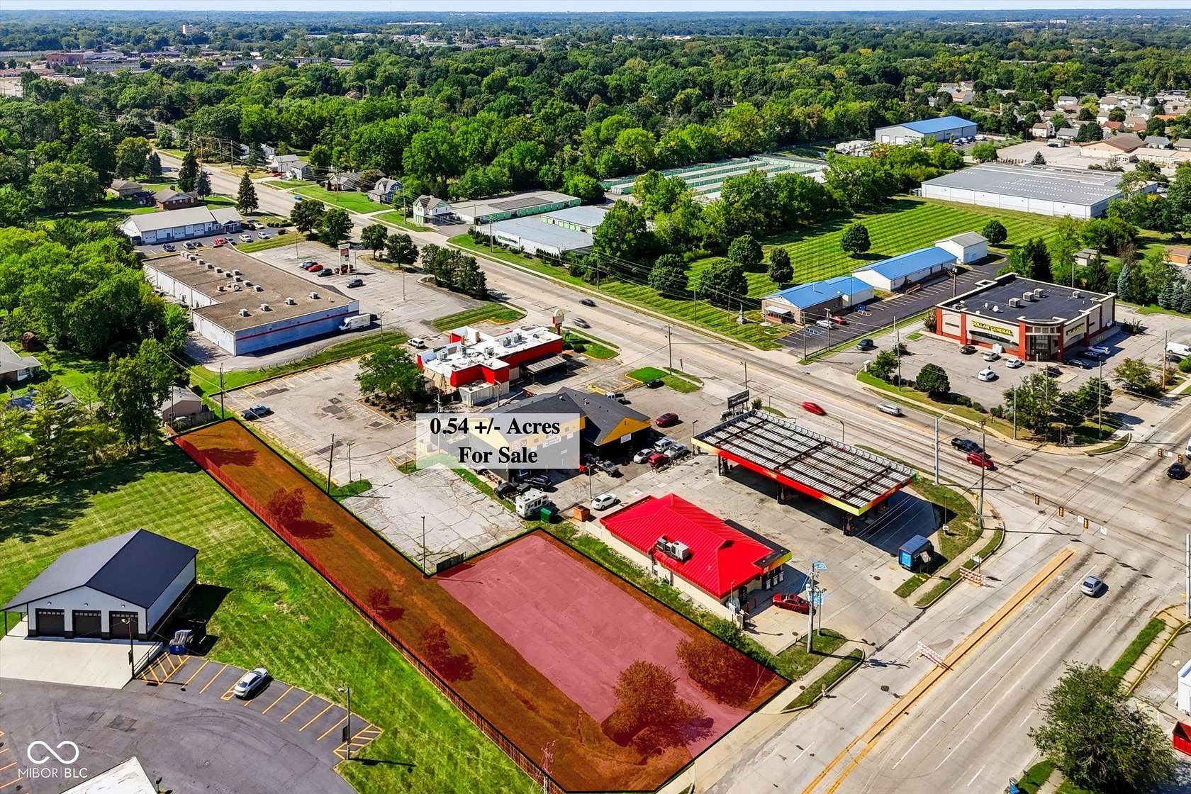0.54 Acres of Commercial Land for Sale in Indianapolis, Indiana