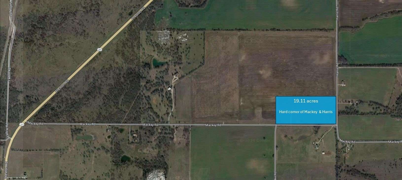 19.1 Acres of Land for Sale in Gunter, Texas