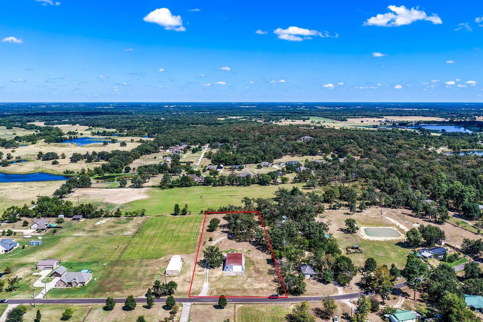 2.77 Acres of Land with Home for Sale in Sulphur Springs, Texas