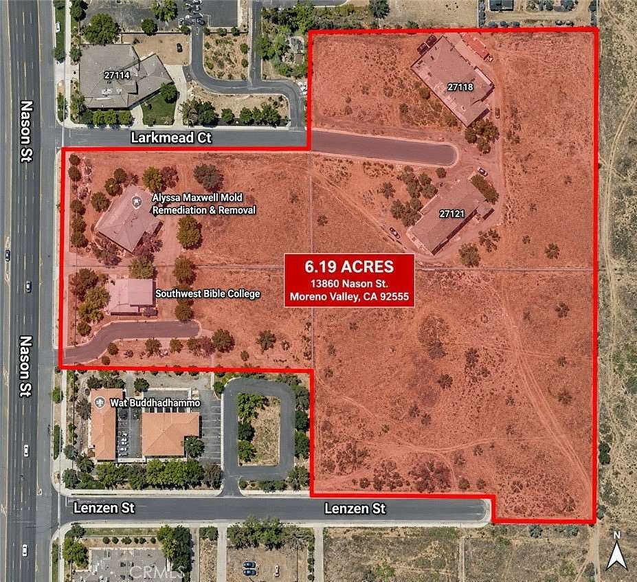 6.19 Acres of Residential Land for Sale in Moreno Valley, California