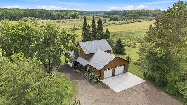 80 Acres of Recreational Land with Home for Sale in Hinckley, Minnesota