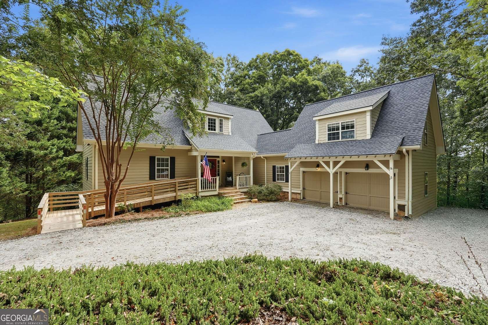 4.37 Acres of Land with Home for Sale in Cleveland, Georgia