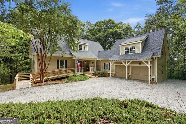 4.37 Acres of Land with Home for Sale in Cleveland, Georgia