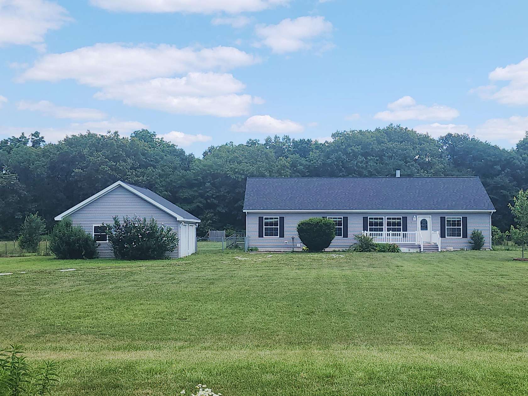 2 Acres of Land with Home for Sale in Wheatfield, Indiana