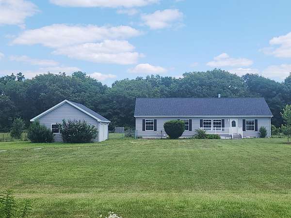 2 Acres of Land with Home for Sale in Wheatfield, Indiana