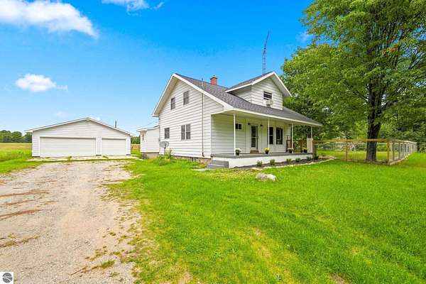 3.66 Acres of Land with Home for Sale in Cadillac, Michigan