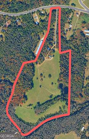 82 Acres of Land with Home for Sale in Jefferson, Georgia