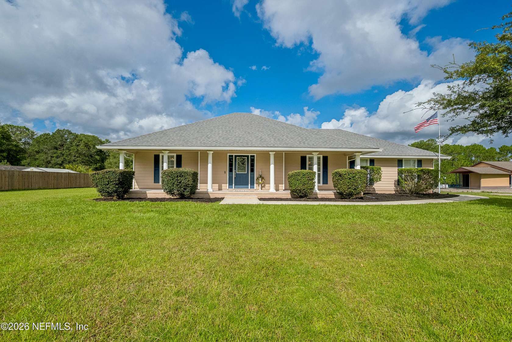 5 Acres of Land with Home for Sale in Starke, Florida