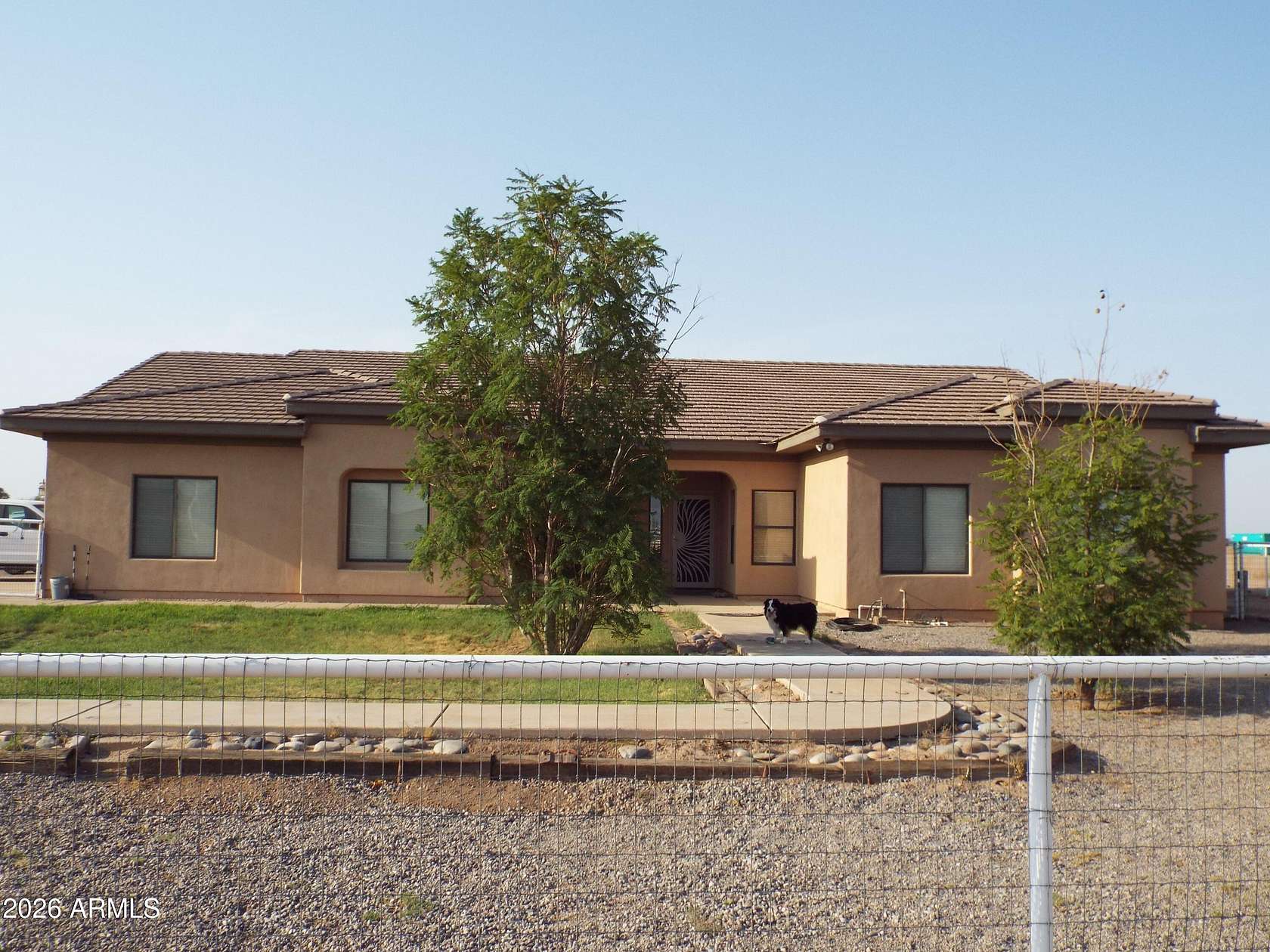 2.37 Acres of Land with Home for Sale in Coolidge, Arizona