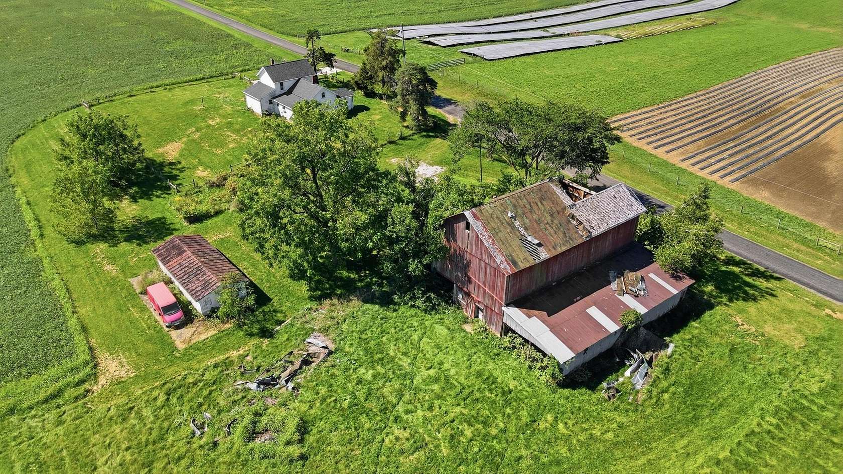 27 Acres of Agricultural Land with Home for Sale in Mount Gilead, Ohio