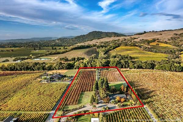 5 Acres of Land with Home for Sale in Healdsburg, California