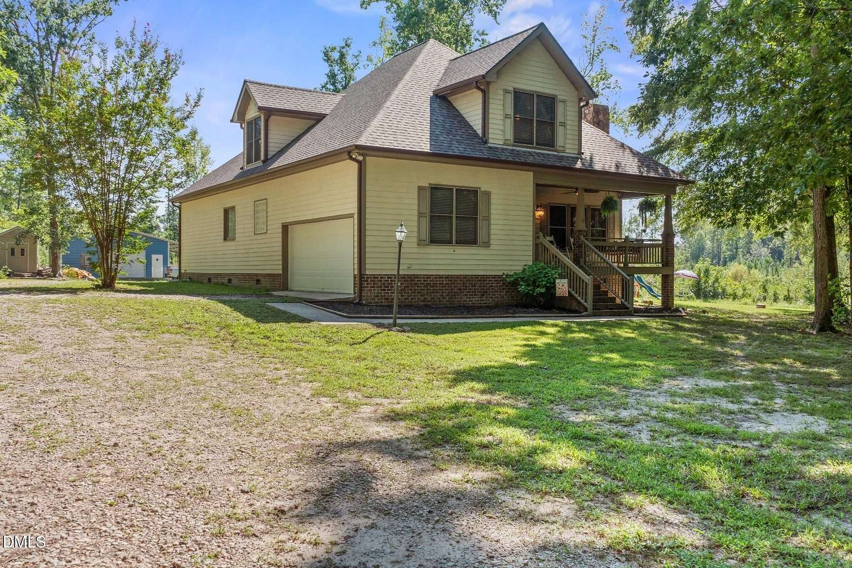 8.14 Acres of Land with Home for Sale in Wendell, North Carolina