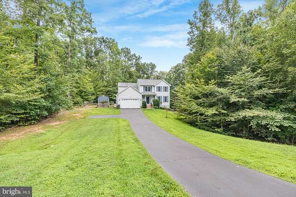 3.25 Acres of Land with Home for Sale in Fredericksburg, Virginia