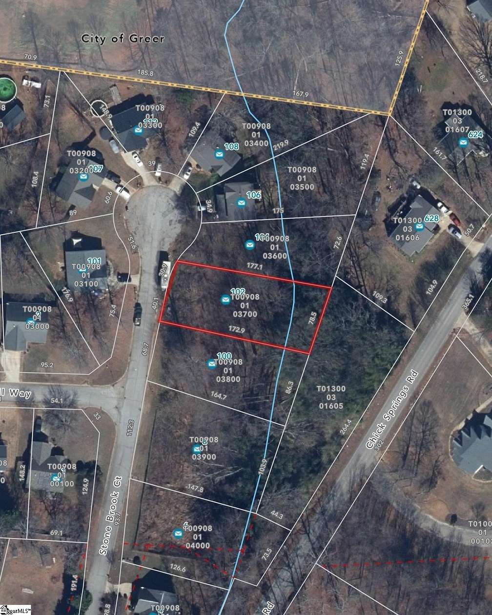 0.2 Acres of Residential Land for Sale in Taylors, South Carolina